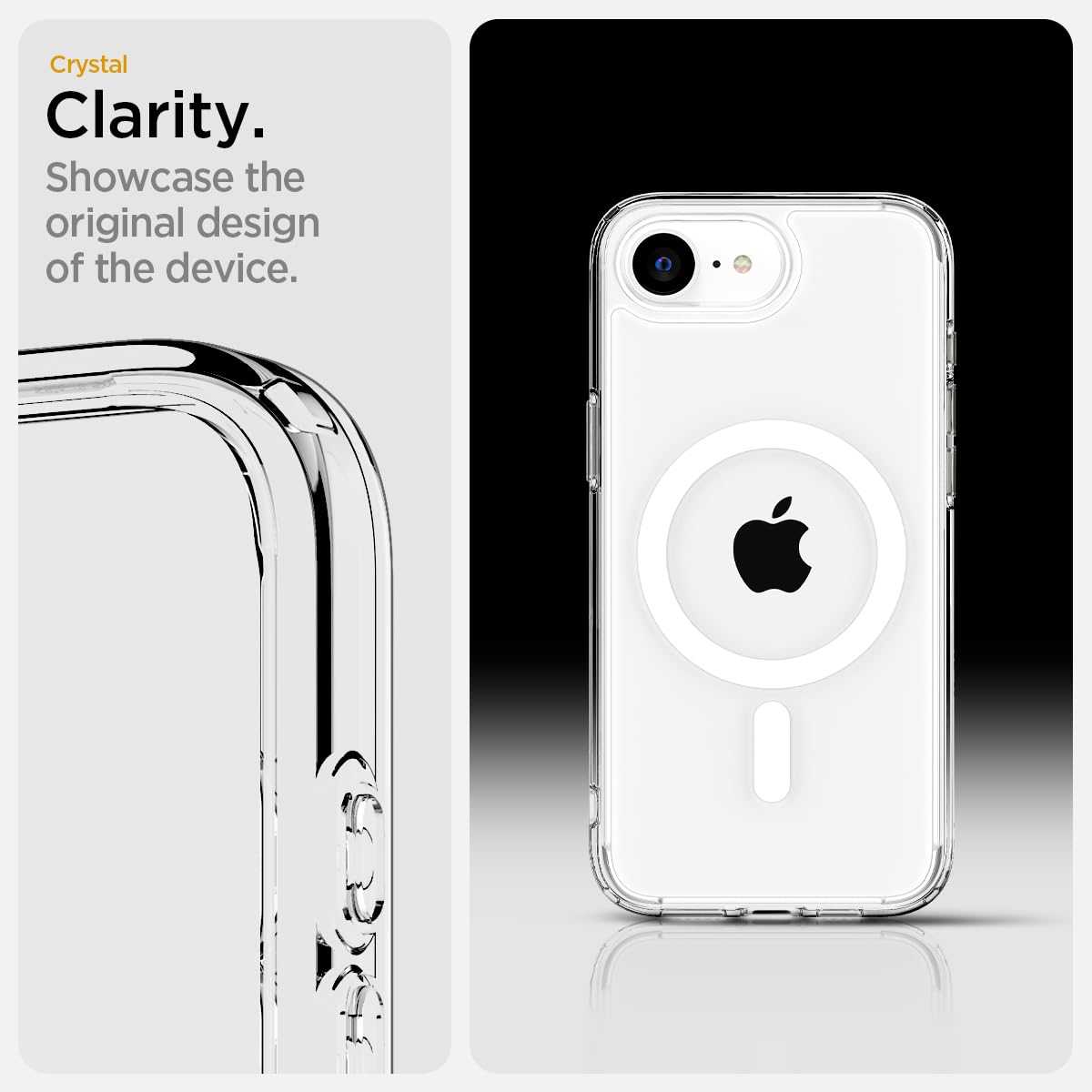 Apple iPhone16e ホワイト 本体 Spigenケース付女性オーナー Amazon.com: Spigen for iPhone 17e / 16e Case, Ultra Hybrid MagFit